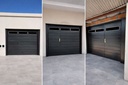 Porton levadizo Manual de chapa 270x208 plegado/puerta de escape/ Lucera superior/sin vidrio