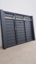 Porton levadizo Manual de chapa 300x208 plegado/puerta de escape/ Lucera superior/sin vidrio 