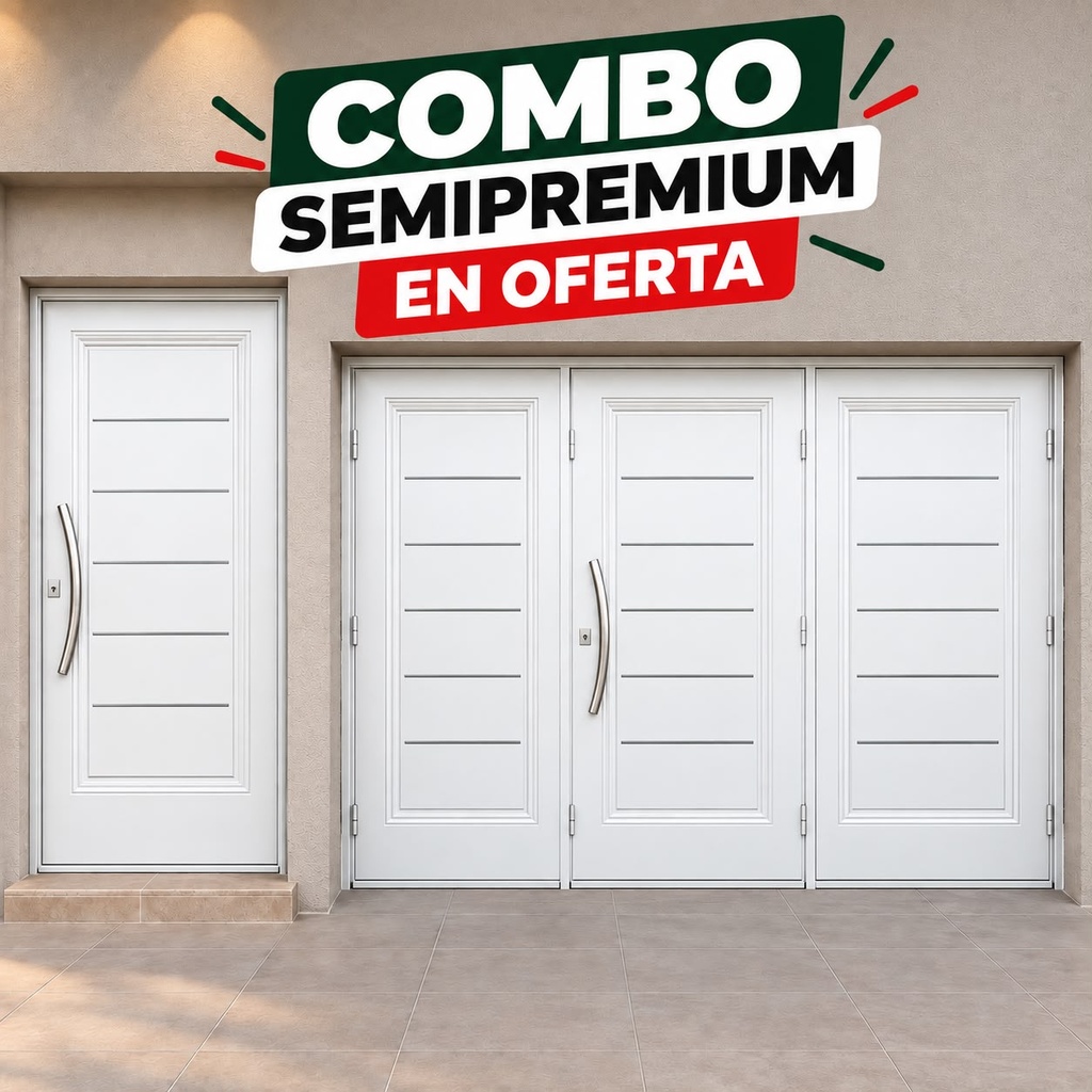 Combo Oferta Porton+Puerta Semipremium Nexo