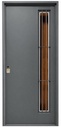Puerta Doble Chapa 18 085x205 lisa Reja lateral 