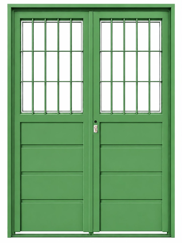 Portada doble hoja chapa 18 de 162x205 1/2 reja