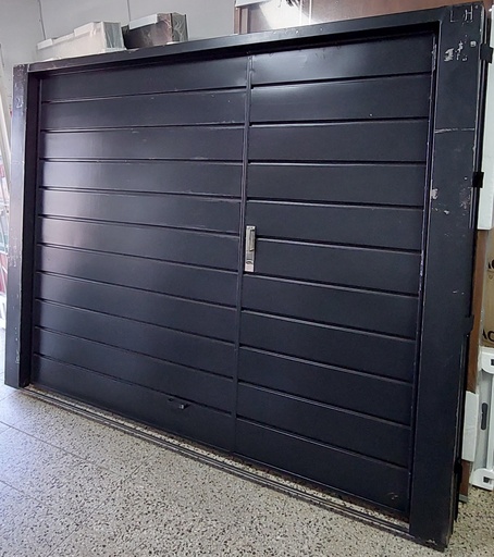 Porton levadizo Manual de chapa 270x210 plegado/puerta de escape 